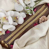 Vriksham Manga Style Gold Look Alike Bridal Anklets-G17808